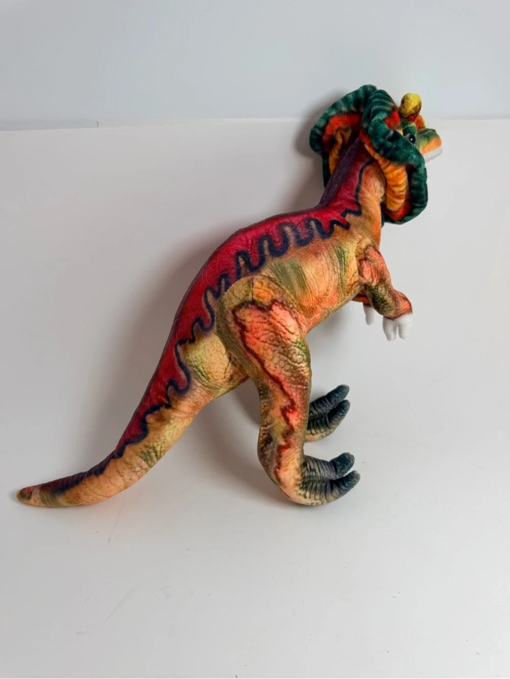 Dilophosaurus Dinosaur Plush Stuffed Animal Multicolor Medium 14-24 Inch P12.